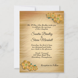 ラスティック フローラル ウェディング 招待状