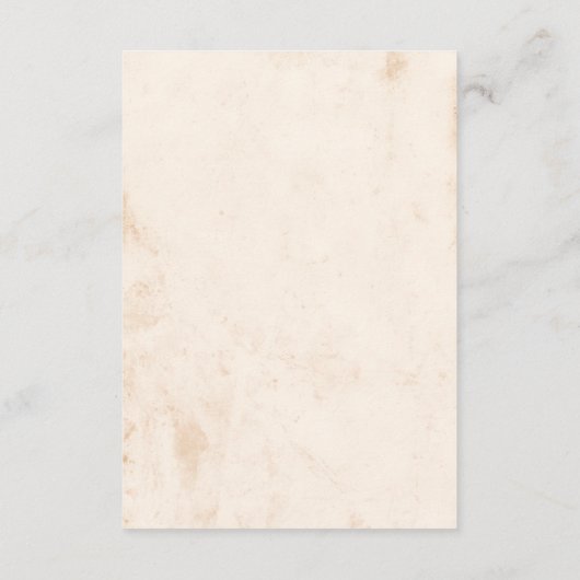 ラスティック フローラル ウェディング 詳細 QR コード エンクロージャーカード (裏面)