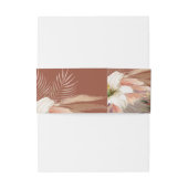 ラスティック フローラル オータム ウェディング 招待状ベリーバンド (裏面例)