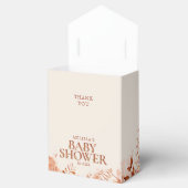 ラスティック フローラル オータム ベイビー シャワー フェイバーボックス (オープン)