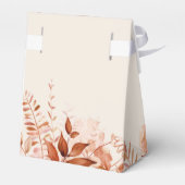 ラスティック フローラル オータム ベイビー シャワー フェイバーボックス (裏面サイド)