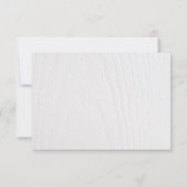 ラスティック フローラル サボテン 結婚式 受付案内カード 招待状 (裏面)