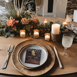 ラスティック フローラル ブライダル シャワー ペーパー スタンダードカクテルナプキン