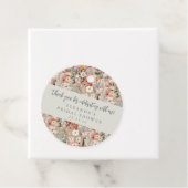 ラスティック フローラル ボヘミアンブライダルシャワー オーダーメイド サンクス フェイバータグ (インサイチュ)