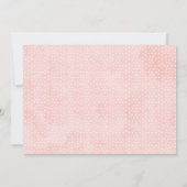 ラスティック フローラル ボヘミア ブライダル シャワー 招待状 (裏面)