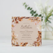 ラスティック ブライダル ランチョン 招待状 (スタンド正面)