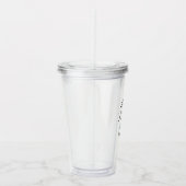 ラスティック ブランチ Mr. モノグラム グルーム ギフト アクリルタンブラー (右)