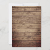 ラスティック ベイビーズ ブレス スターフィッシュ ジャー ブライダル シャワー 招待状 (裏面)