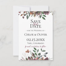 ラスティック ボタニカル セーブ ザ デート