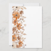 ラスティック ボヘミアンフラワーエンゲージメント サンキューカード (裏面)