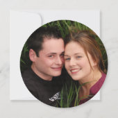 ラスティック ボーホー ウェディング ワイヤー チョークボード フォト セーブ・ザ・デート (裏面)