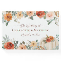 ラスティック ボーホー オータム 秋のポンプキン フローラル ウェディング