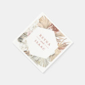 ラスティック ボーホー シック オーダーメイド ペーパーナプキン スタンダードカクテルナプキン (角)