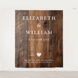 ラスティック ボーホー バーン ウッド フォトブース バックドロップ タペストリー