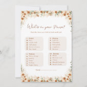 ラスティック ボーホー フラワーの「あなたの財布の中は?」ゲーム (正面)