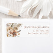 ラスティック ボーホー フラワーズ ラベル (インサイチュ)