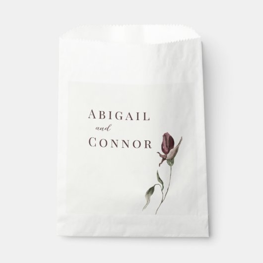 ラスティック ボーホー マルサラ クリーム フローラル フェイバーバッグ (正面)