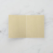 ラスティック ボーホー ラブバード フクロウ カップル ウェディング サンキューカード (内部)