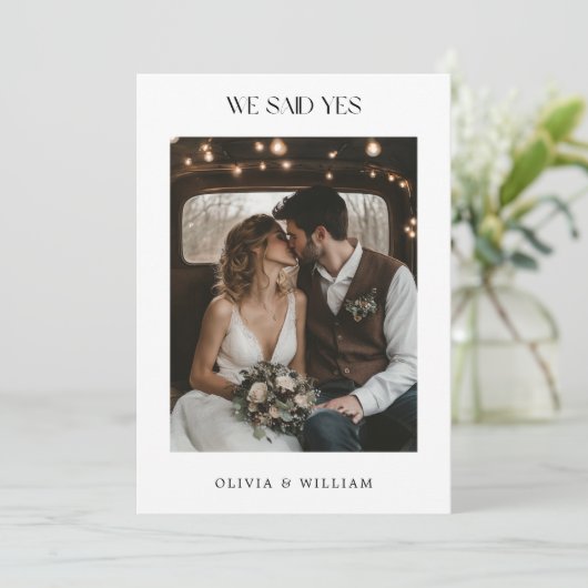 ラスティック ボーホー 私たちはいましたよ！予算内で叶えるウェディング フォト 案内状 (スタンド正面)