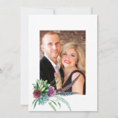 ラスティック ミスティカル スクール ボヘミアンワエディング セーブザデート (裏面)