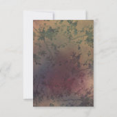 ラスティック メイソンジャー ライト ブランチ ウェディング RSVP カード (裏面)