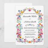 ラスティック メキシカン ウェディング テンプレート (正面/裏面)