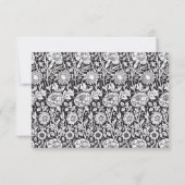 ラスティック モダン ウェディング ディレクション カード (裏面)