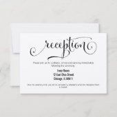 ラスティック モダン ウェ ドゥ スクリプト 結婚式 披露宴 招待状 (正面)