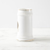 ラスティック モノグラム グルームズマン ビア スタイン ビールジョッキ (中央)