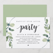 ラスティック ユーカリ, ウェディング エルオープメント セレブレーション I 招待状 (正面/裏面)