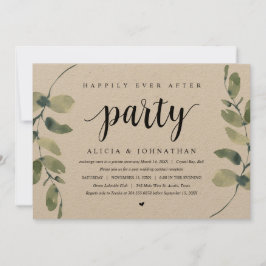 ラスティック ユーカリ, ウェディング エルオープメント セレブレーション I 招待状