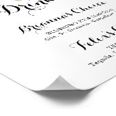 ラスティック ユーカリ ゴールド シグネチャードリンク サイン (角)