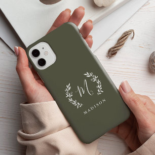 ラスティック・ラウレル・スクリプト・モノグラム 名前 Case-Mate iPhon iPhone 14 Pro Maxケース