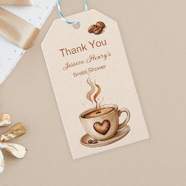 ラスティック ラブ イズ ブリュイング サンクス ユー ブライダル シャワー ギフトタグ