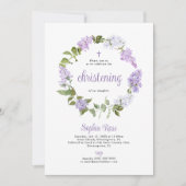 ラスティック リラックマ フラワー 誕生会 招待状 (正面)