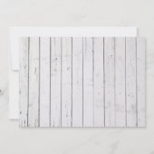 ラスティック レモン ジャー & ブルー ハイドランジア ウェディング 招待状 (裏面)