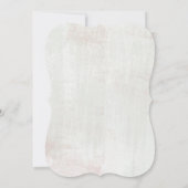 ラスティック ローズゴールド テクスチャー 結婚式招待状 招待状 (裏面)