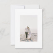 ラスティック ワイルドフラワーズ ウェディング RSVP (裏面)