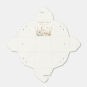 ラスティック ワイルドフラワー ウェディング フェイバーボックス (折り畳みなし)