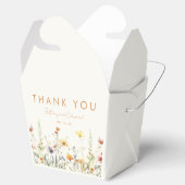 ラスティック ワイルドフラワー ウェディング フェイバーボックス (オープン)