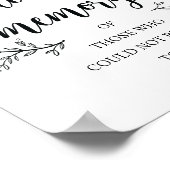 ラスティック ヴァインズ ウェディング メモリアル（ランタン）看板 ポスター (角)