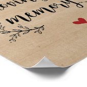 ラスティック ヴァインズ ウェディング  愛する人の記憶に ポスター (角)