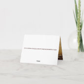 ラスティック ヴィンテージ ウェスタン カントリー ウェディング サンクス サンキューカード (裏面)