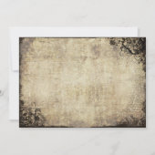 ラスティック ヴィンテージ ツリー ウェディング 招待状 (裏面)