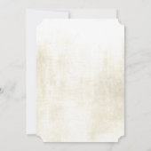 ラスティック ヴィンテージ ツリー バーガンディ フローラル ウェディング 招待状 (裏面)