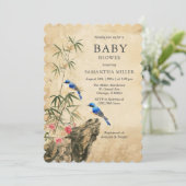 ラスティック ヴィンテージ ベイビー シャワー テンプレート (スタンド正面)