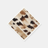 ラスティック Ranch ファーム カウ ハイド カントリー ウェスタン パーティー スタンダードカクテルナプキン (角)