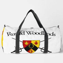 ラスティッドウッドランズフェンシングダフルラージ ダッフルバッグ