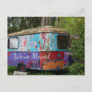 ラスティトレーラー私たちは移動はがき ポストカード