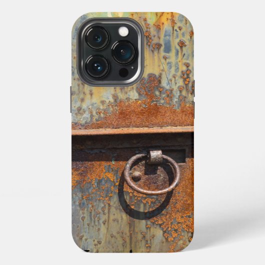 ラスティドア名前をカスタムする iPhoneケース (裏面)